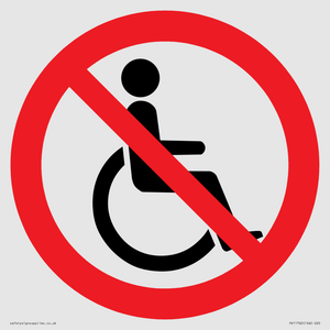 P914 Prohibition: No disabled access